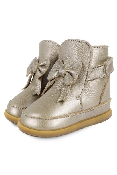 Donsje cemilla shoes champagne metallic leather | baby schoenen