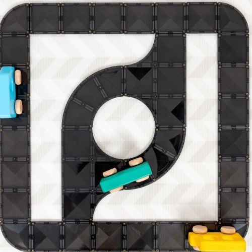 Connetix Creative Roads Pack 48 stuks | magneet speelgoed-6