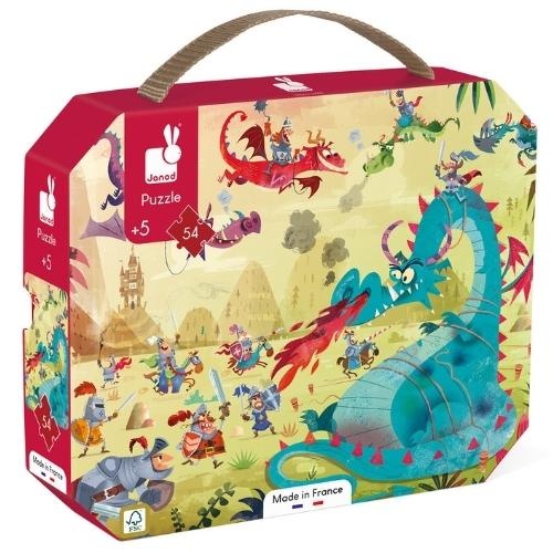 Janod legpuzzel in luxe doos - draken | puzzel-1