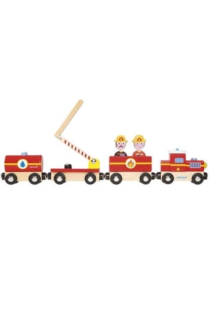 Janod story - brandweer trein | speelgoed