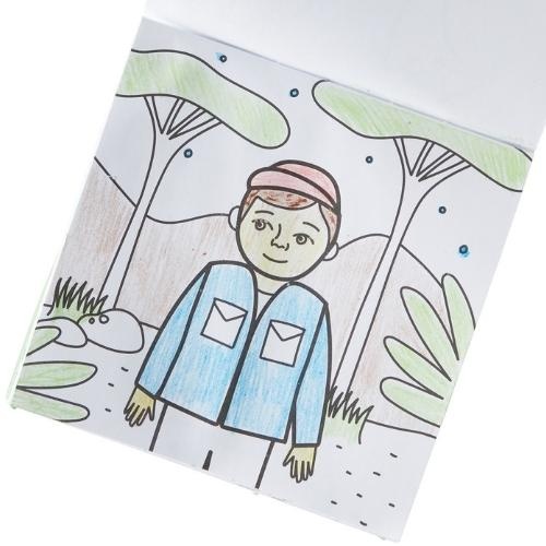 Ooly carry along coloring book - on safari | kleurboekje-4