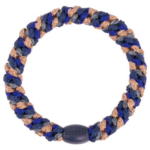 Kknekki haarelastiekje mix glitter purple navy rosegold | hair tie-1