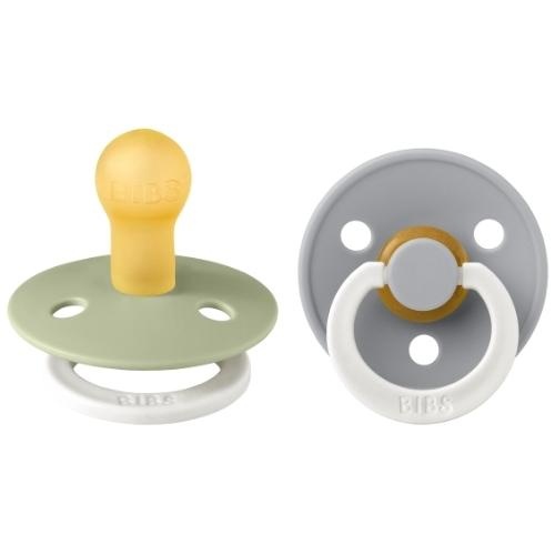 Bibs speen latex night 2-pack sage cloud size 1 | fopspeen-7