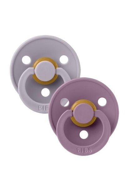 Bibs speen latex 2-pack fossil grey mauve size 2 | fopspeen