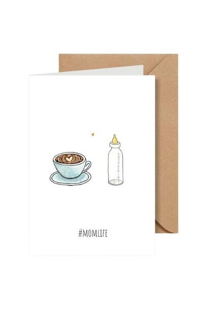 Juulz kaartje '#momlife' | wenskaart