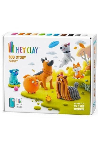 Hey Clay dog story - 15 cans | boetseerklei