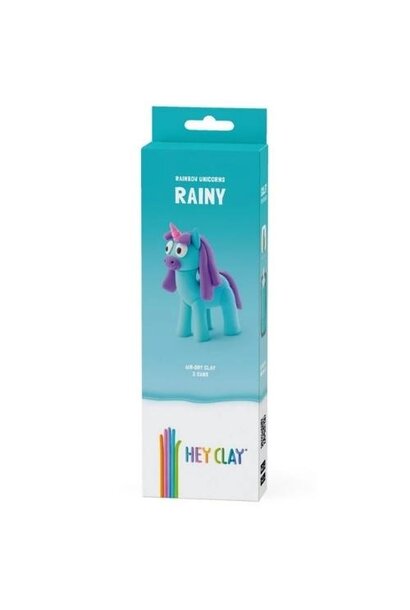 Hey Clay rainbow unicorn: rainy - 3 cans | boetseerklei