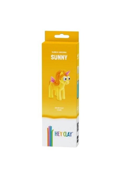 Hey Clay rainbow unicorn: sunny - 3 cans | boetseerklei