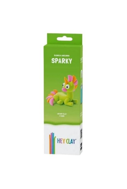 Hey Clay rainbow unicorn: sparky - 3 cans | boetseerklei