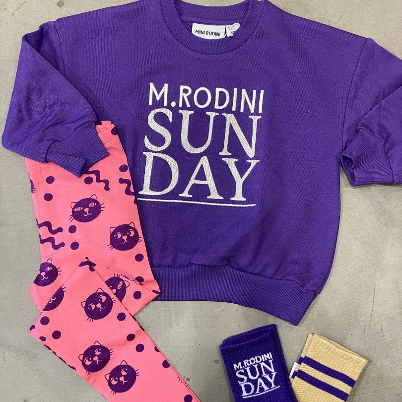 New collection Mini Rodini caturdays and sundays pre ss25 girls collection