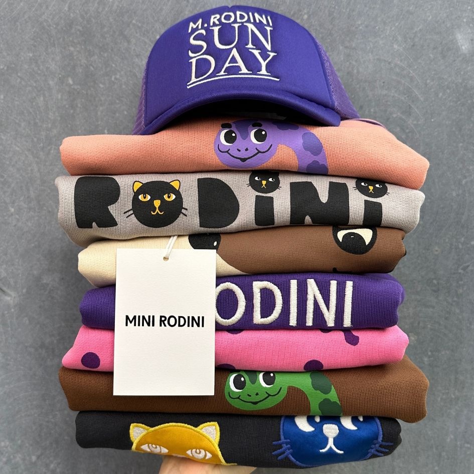 New collection Mini Rodini caturdays and sundays pre ss25