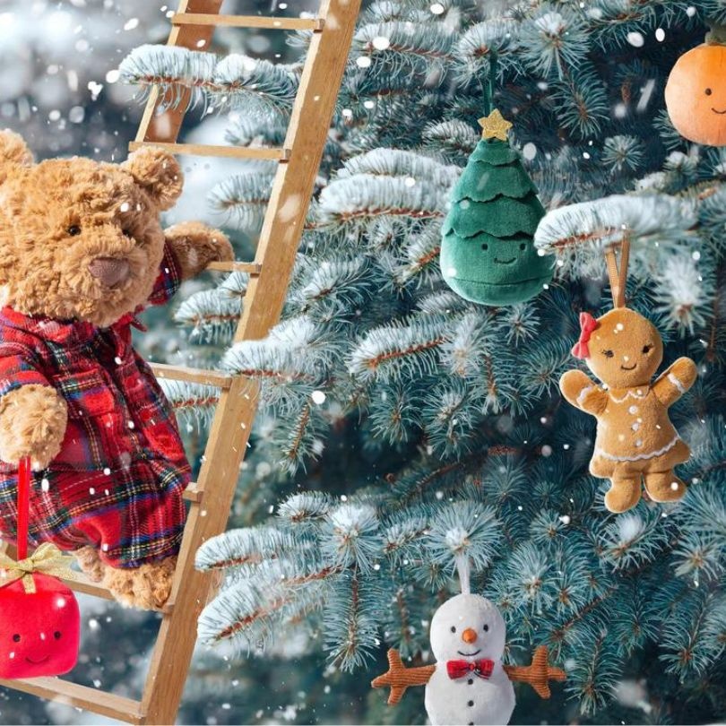 Jellycat kerst knuffels nieuwe collectie aw24 | Labels for Little Ones