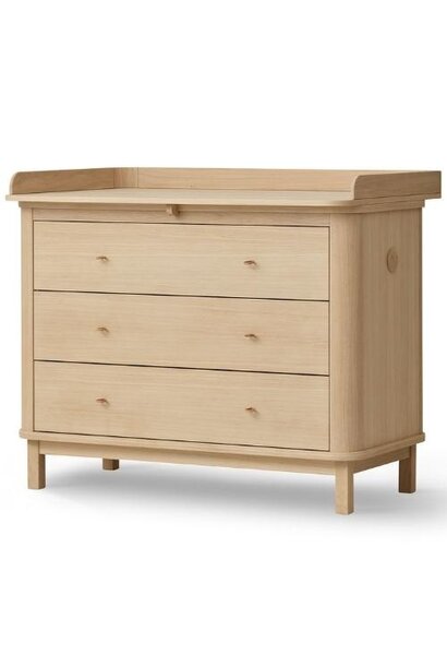 Oliver Furniture wood nursery dresser 3 drawers oak | commode