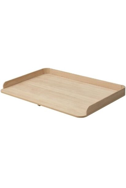 Oliver Furniture wood nursery top for wood dresser oak | commodeblad