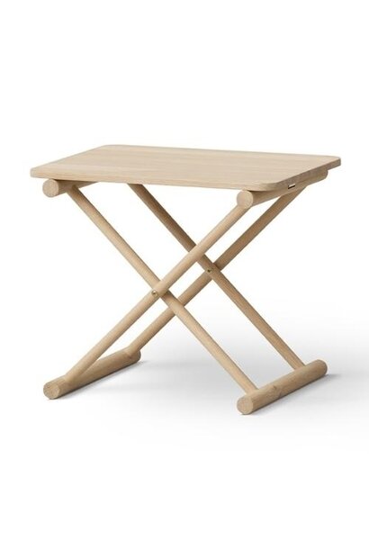 Oliver Furniture camp bed table low oak 35/38,5 cm | tafel