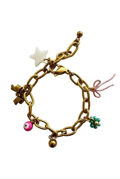 ByMelo armbandje bedel goud | sieraad