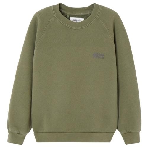 American Vintage izubird kids sweater vintage khaki | trui-1