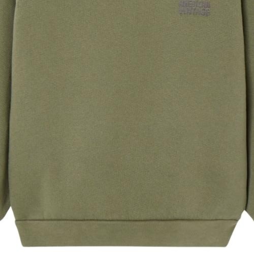 American Vintage izubird kids sweater vintage khaki | trui-4