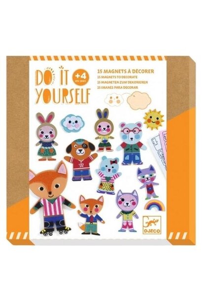 Djeco knutsel- en versierpakket funky family | knutselset