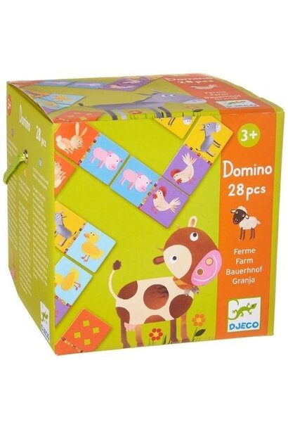 Djeco domino spel boerderij | spelletje