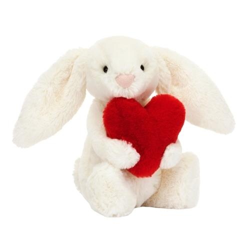 Jellycat bashful bunny red love heart little | knuffel-1