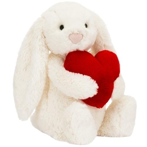 Jellycat bashful bunny red love heart original | knuffel-1