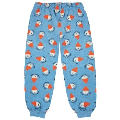 Bobo Choses morning egg all over jogging pants blue | broek-1