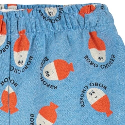 Bobo Choses morning egg all over jogging pants blue | broek-4