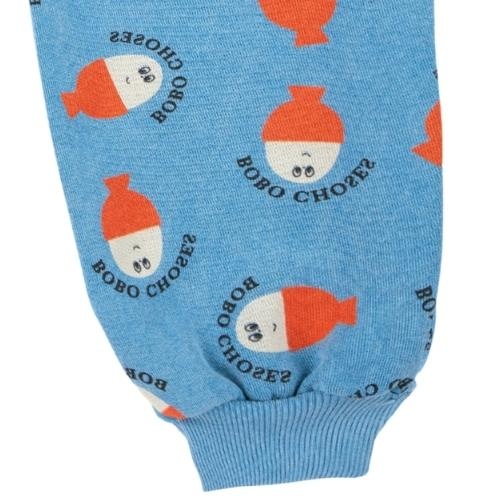 Bobo Choses morning egg all over jogging pants blue | broek-7