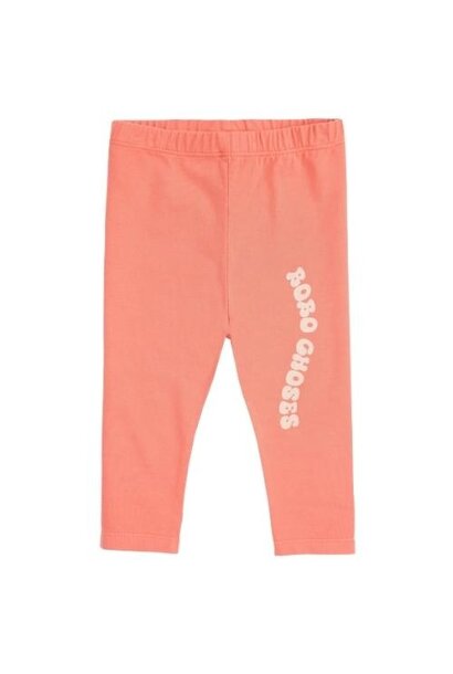 Bobo Choses baby wavy bobo choses pink leggings coral pink | broek
