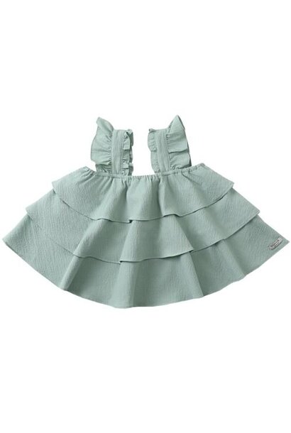 Donsje doortje top frosted green | blouse