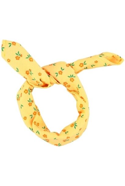Piupiuchick bandana yellow flowers | accessoire