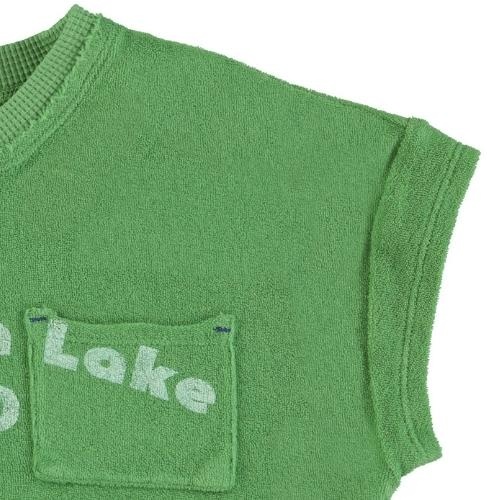 Piupiuchick t'shirt green w/ "mountain lake" print | tee-6