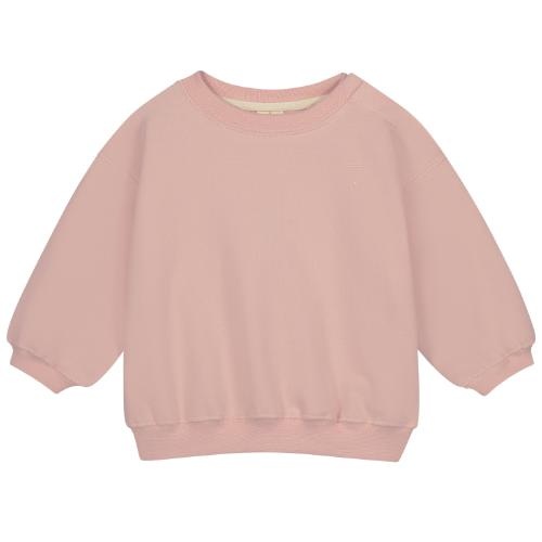 Gray Label baby dropped shoulder sweater faded pink | trui-1