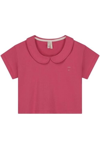 Gray Label boxy collar top cherry | tee