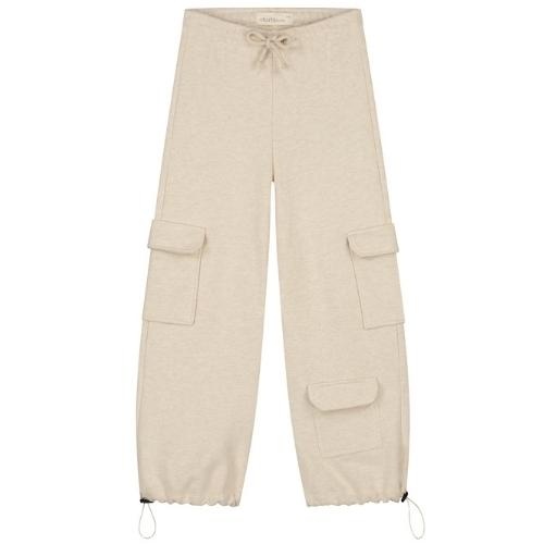 Charlie Petite josephine cargo jeans beige melange | broek-1