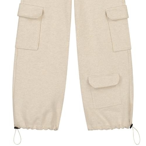 Charlie Petite josephine cargo jeans beige melange | broek-5