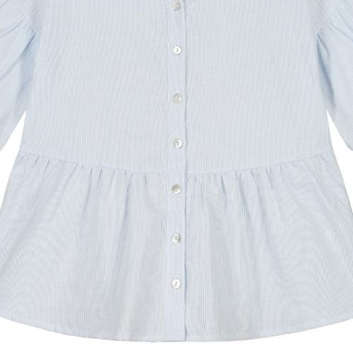 Charlie Petite isabelle dress stripes light blue white | jurk-4