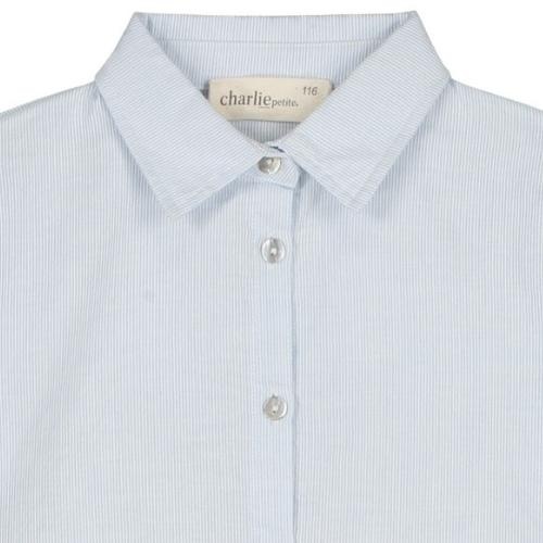 Charlie Petite gaby blouse stripes light blue white | top-5
