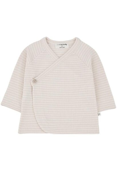 1+ in the family idara l.sleeve shirt nude | wikkeltop