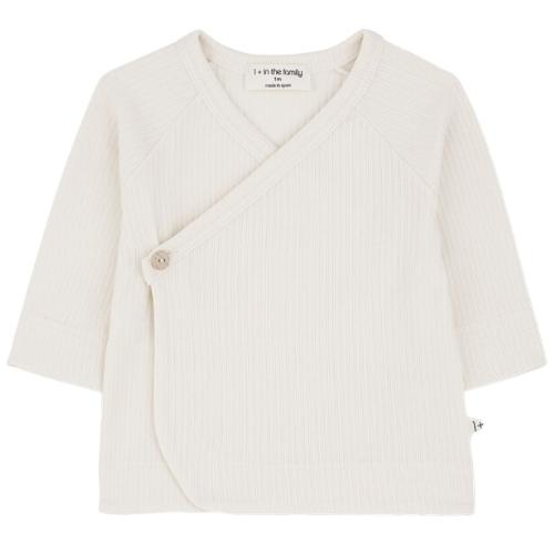 1+ in the family elodie l.sleeve shirt ecru | wikkeltop-1