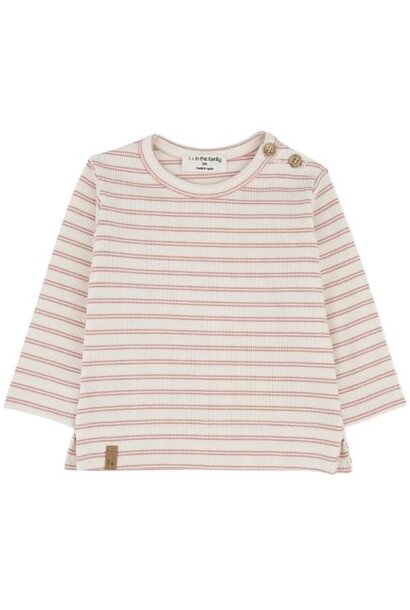 1+ in the family gerard l.sleeve t-shirt coral | tee