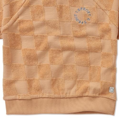 Sproet & Sprout raglan sweatshirt terry blocks nectarine | tee-6