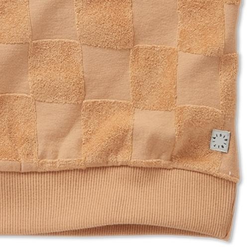 Sproet & Sprout raglan sweatshirt terry blocks nectarine | tee-7