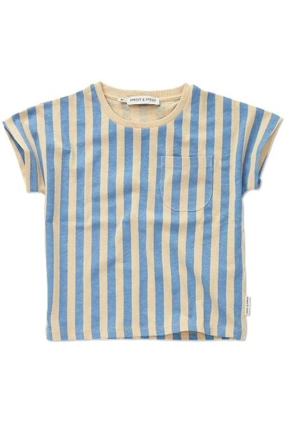 Sproet & Sprout t-shirt stripes sesame | tee