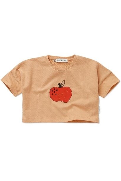 Sproet & Sprout cropped t-shirt apple nectarine | tee
