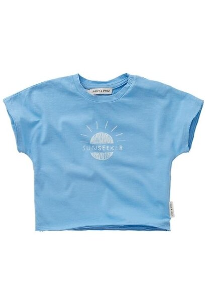 Sproet & Sprout baby t-shirt sunseeker breezy blue | tee