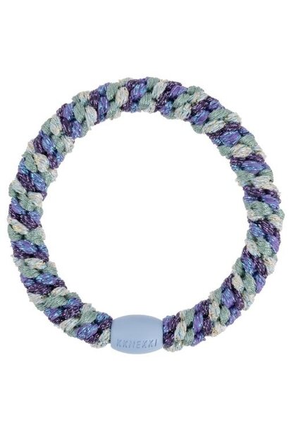 Kknekki haarelastiekje mix glitter purple faded green | hair tie