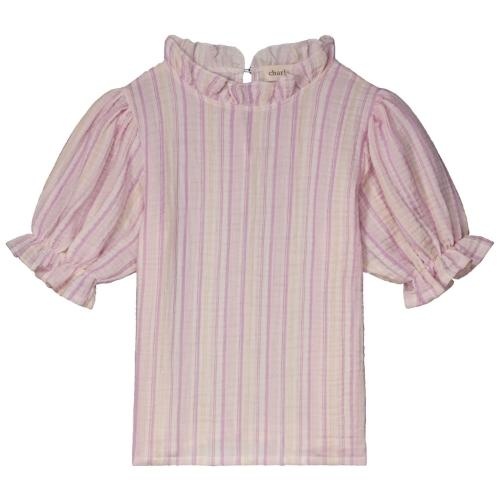 Charlie Petite isis top stripes yellow pink | blouse-1