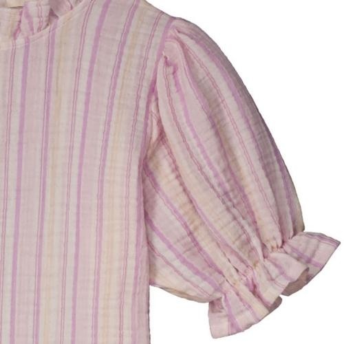 Charlie Petite isis top stripes yellow pink | blouse-3